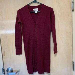 Rachel Zoe Cardigan 100% extra fine merino wool Women Small lightweight